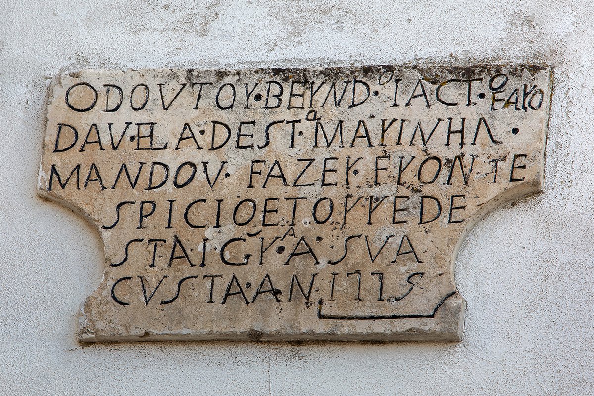 Inscription Church Santa Marinha